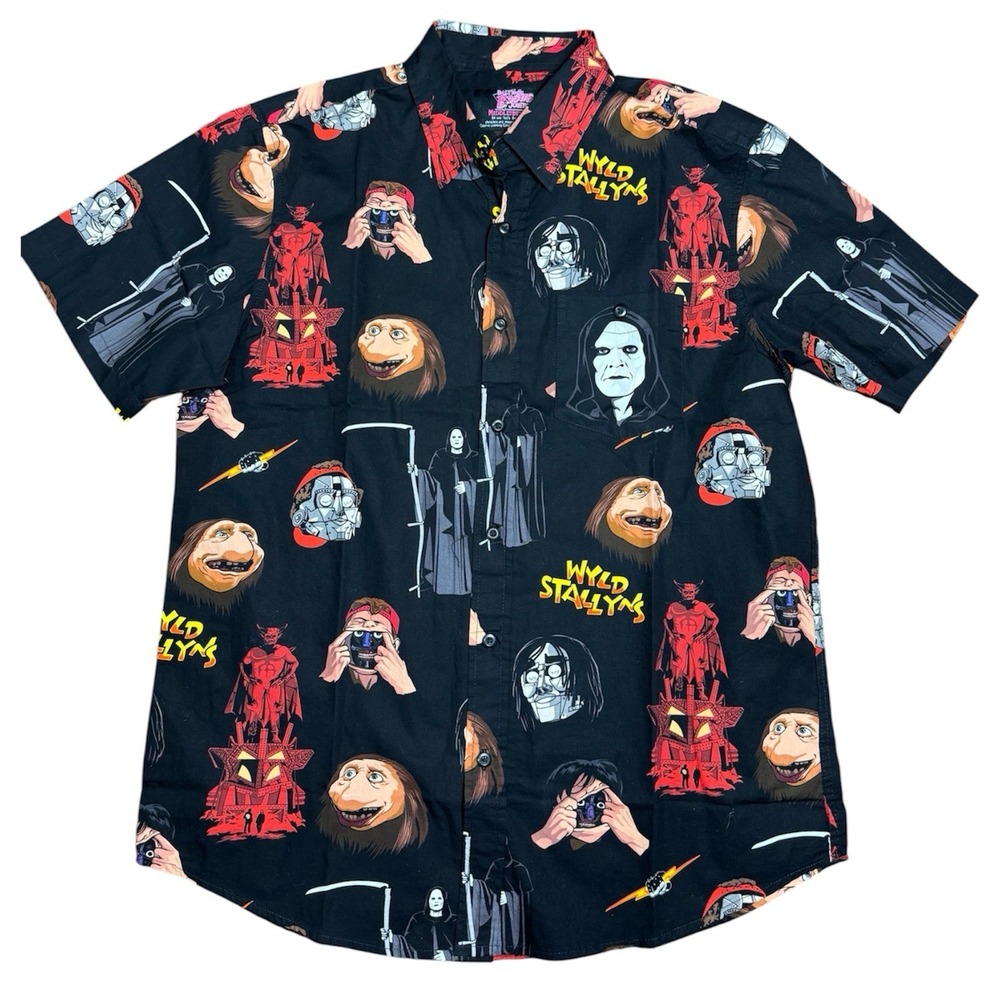 Y2K Grunge Kidcore Middle Of Beyond Bill & Ted Bogus Journey Button Up M